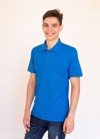 Синяя футболка-футболка поло для мужчин Наталюкс