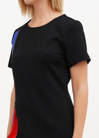 Чорно-білий кежуал сукня сукня-футболка Design Collective в смужку