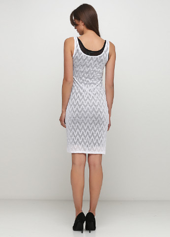 Чорно-білий кежуал сукня сукня-майка United Colors of Benetton з геометричним візерунком