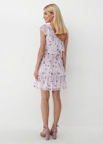 Білий кежуал сукня на одне плече Mohito з квітковим принтом