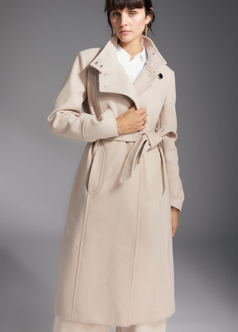 Світло-бежеве демісезонне Пальто однобортне Principles