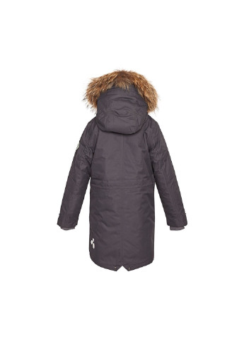 Сірне зимнє Пальто зимове DAVID 1 Huppa