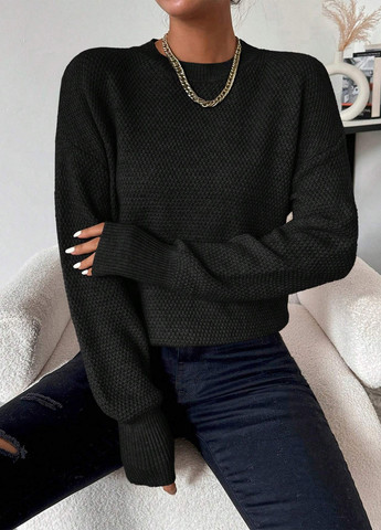 Черный демисезонный джемпер джемпер SHEIN