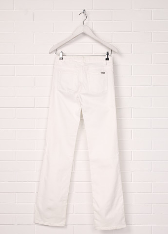 Молочные джинсовые летние прямые брюки loro piana