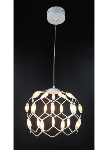 Люстра потолочная LED D1288/400-wh Белый 42х40х40 см. Sunnysky (253627310)