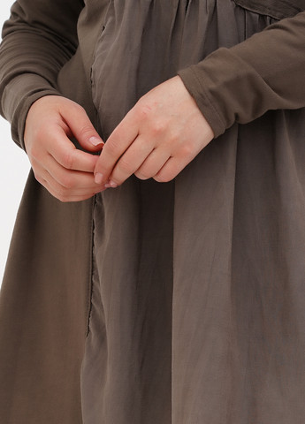 Темно-бежева кежуал сукня Made in Italy однотонна