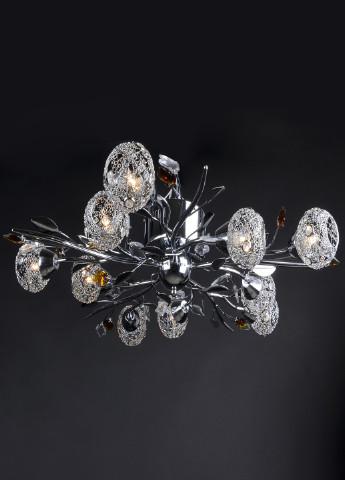 Люстра потолочная флористика BR-368S/10 CHR Brille (251290908)