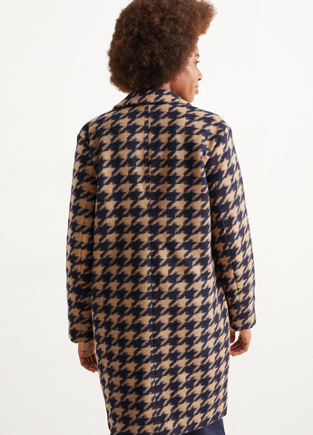 Темно-синє демісезонне Пальто однобортне C&A