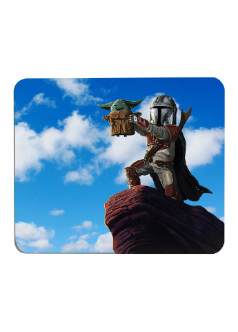 Килимок для мишки Мандалорец (The Mandalorian) (25108-1322) 29х21 см MobiPrint (224437180)