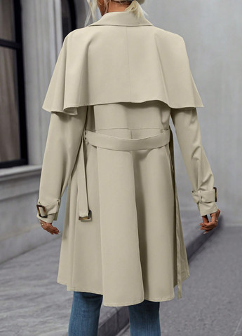 Плащ SHEIN на гудзиках демісезон (330611027)