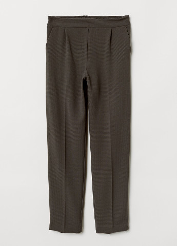 Темно-зеленые классические демисезонные классические брюки H&M
