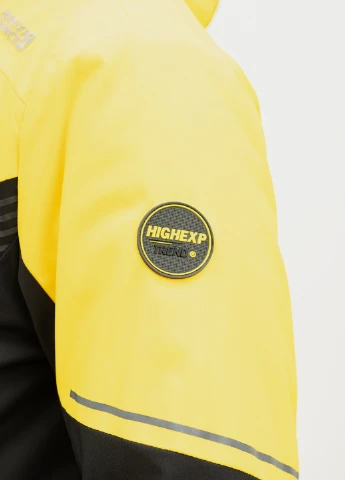Желтая зимняя куртка High