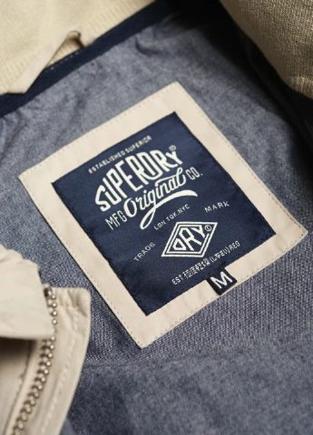 Бежева демісезонна куртка Superdry