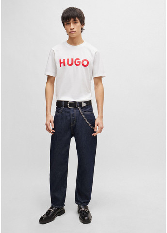 Белая футболка Hugo Boss