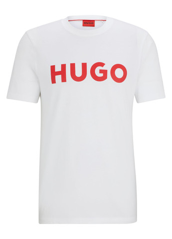 Белая футболка Hugo Boss