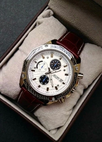 Мужские часы Jedir Chronometr кварцевые Megir (229049599)