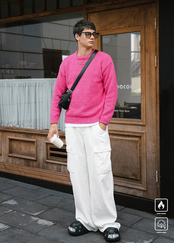 Рожевий демісезонний джемпер джемпер SHEIN