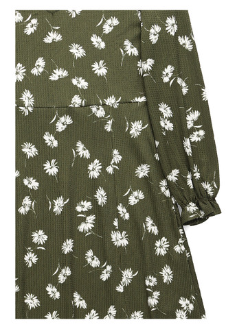 Темно-зелена кежуал сукня PrettyLittleThing з квітковим принтом