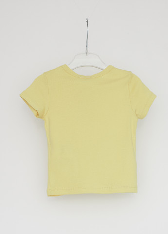 Жовта літня футболка з коротким рукавом United Colors of Benetton