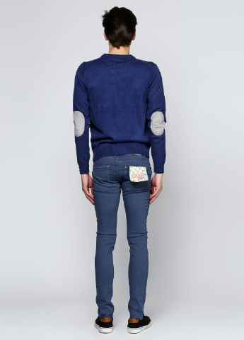 Синие демисезонные скинни джинсы Alcott