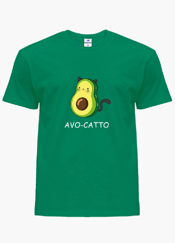 Зелена демісезонна футболка дитяча авокадо (avocado) (9224-1372) MobiPrint