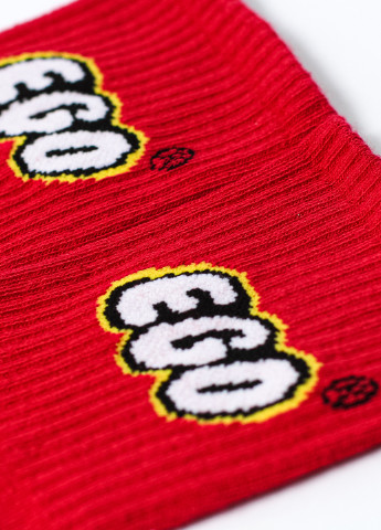 Шкарпетки EGO червоні Crazy Llama`s червоні повсякденні