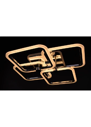 Люстра потолочная LED с пультом A2503/4S-RGB-ch Хром 10х56х65 см. Sunnysky (253528156)