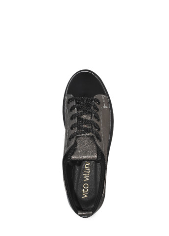 Черные кеды r177 черный-никель Vito Villini