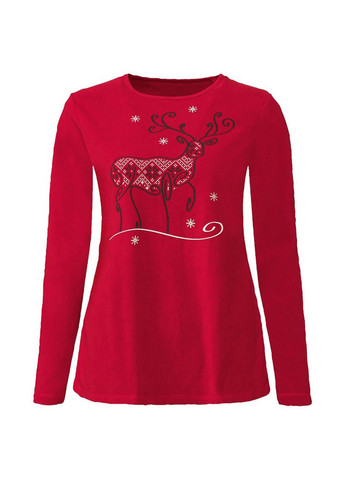 Бордова зимня піжама (лонгслів, штани) Esmara