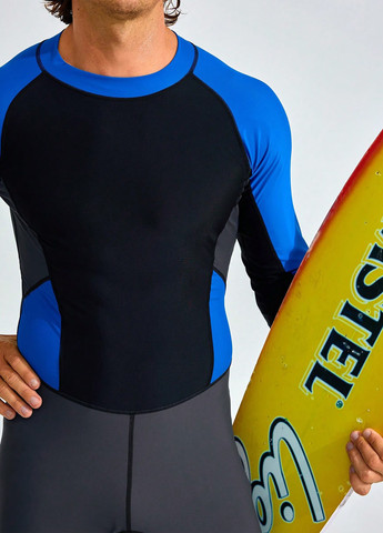 Гідрокостюм SHEIN колор блок комбінований