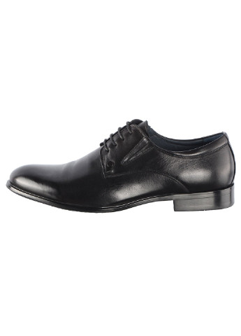 Черные мужские классические туфли 195756 Buts на шнурках