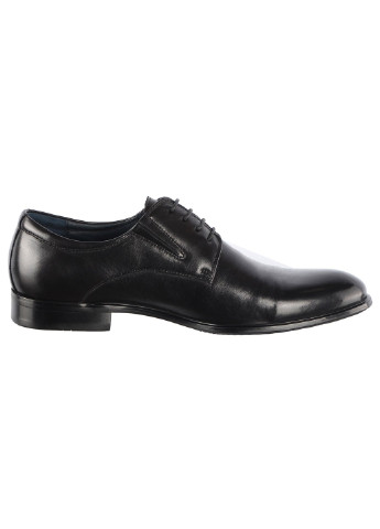 Черные мужские классические туфли 195756 Buts на шнурках