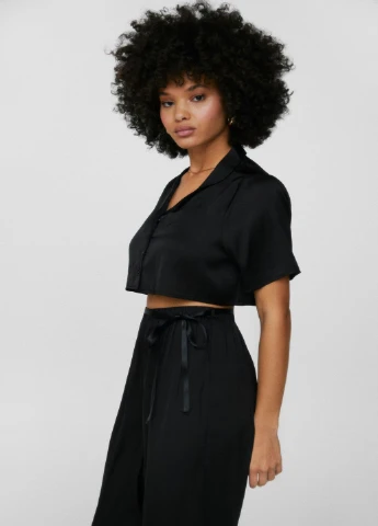 Чорна всесезон піжама Nasty Gal