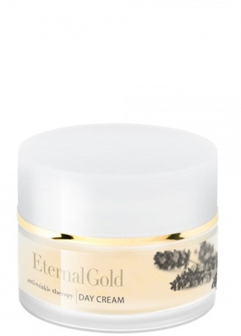 Золотий антивіковий омолоджуючий крем проти зморшок для обличчя Eternal Gold 50мл 324300 Organique (231263383)