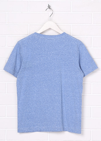 Блакитна літня футболка No Brand