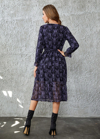 Комбінована кежуал сукня SHEIN з квітковим принтом