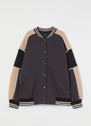 Темно-серая демисезонная куртка H&M