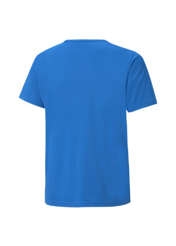 Синяя демисезонная детская футболка individualrise graphic youth football tee Puma