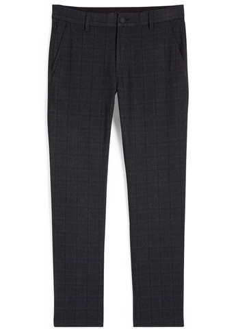 Темно-серые кэжуал демисезонные прямые брюки C&A