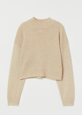 Светло-бежевый демисезонный свитер H&M
