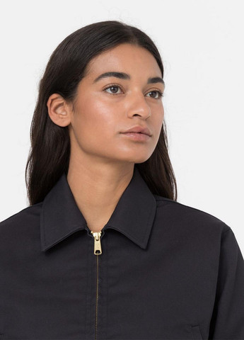 Черная демисезонная куртка Dickies