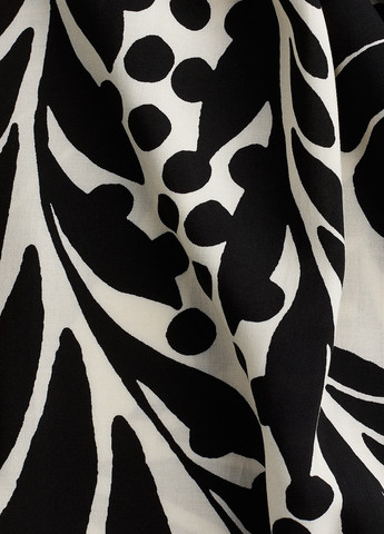 Комбинированное кэжуал платье H&M с рисунком