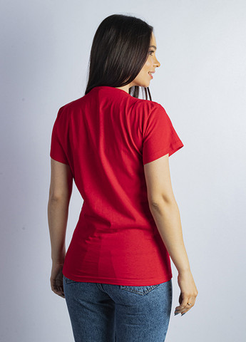 Красная летняя футболка Time of Style