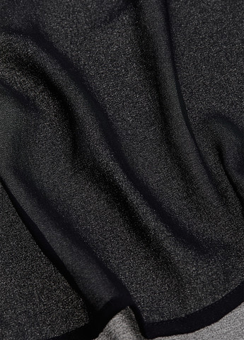 Черная кэжуал рубашка однотонная H&M