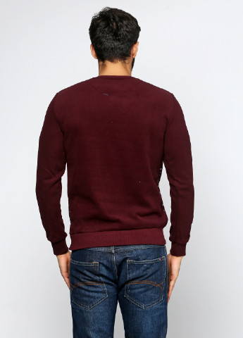 Бордовый демисезонный пуловер пуловер DKM
