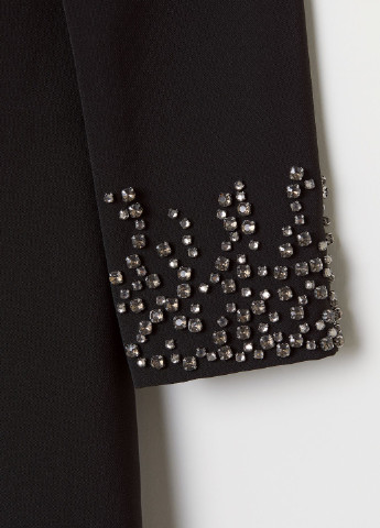 Черное кэжуал платье H&M однотонное