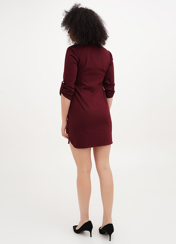 Темно-бордова кежуал сукня сукня-сорочка Imperial однотонна