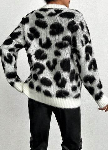 Чорно-білий демісезонний джемпер джемпер SHEIN