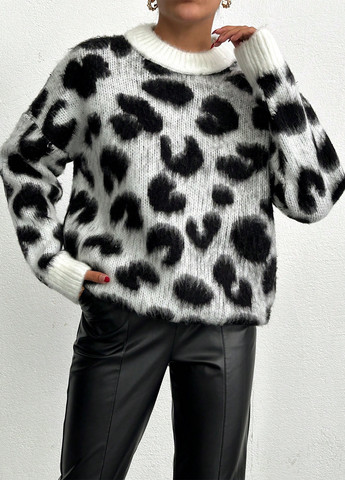 Чорно-білий демісезонний джемпер джемпер SHEIN