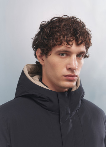 Темно-синя зимня куртка Springfield